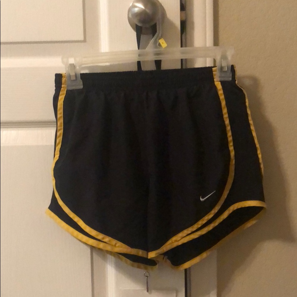 Black and Gold Nike Shorts